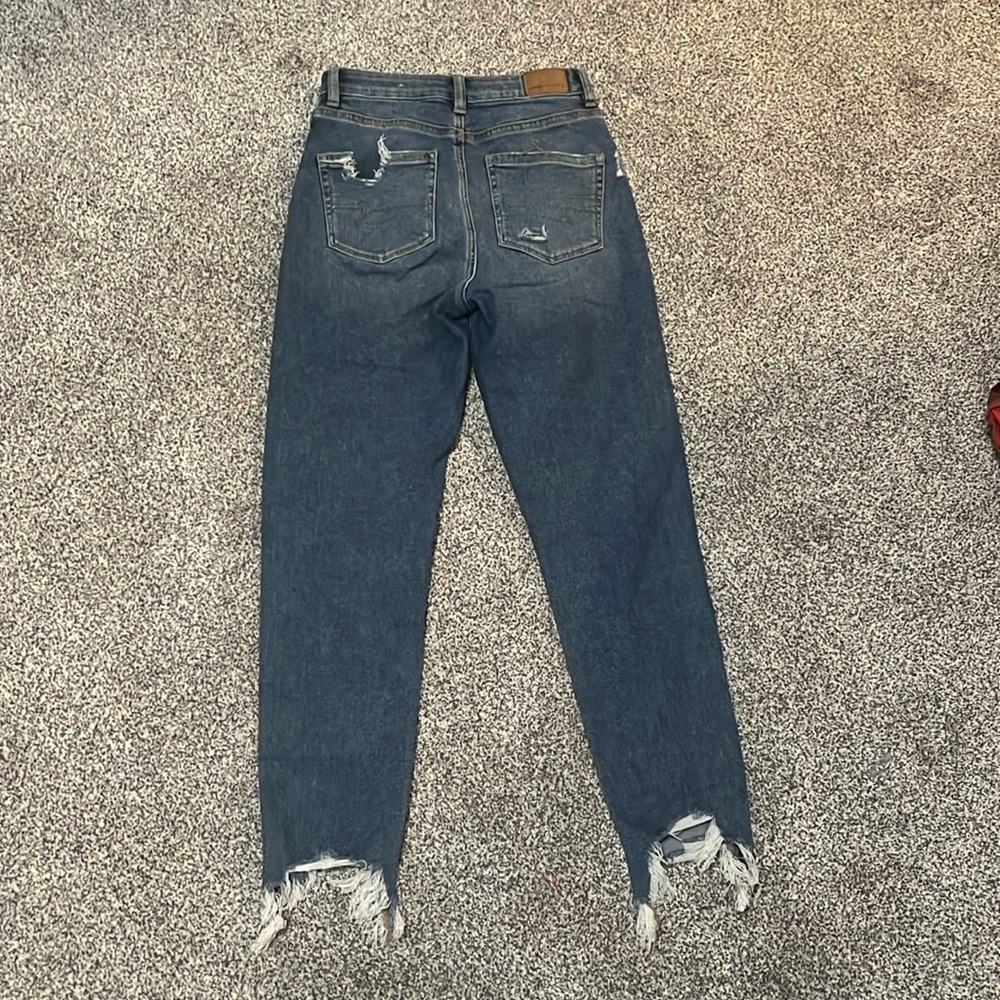 Distressed Blue Jeans - Picture 2 of 2